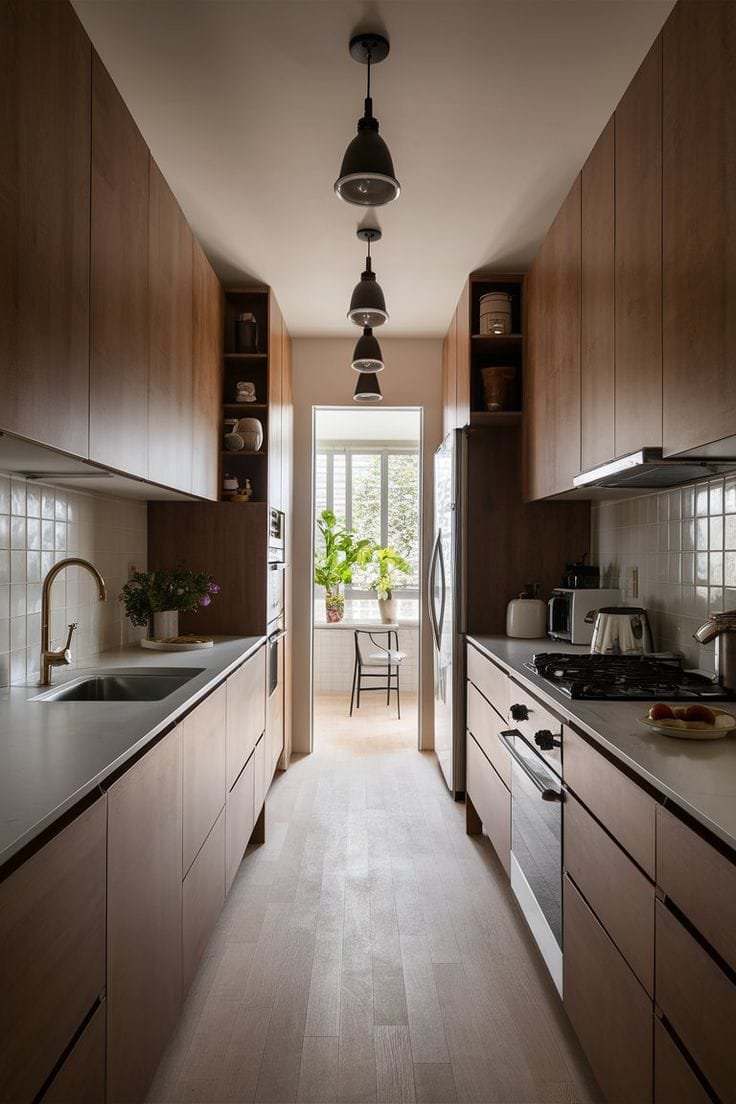Parallel kitchen